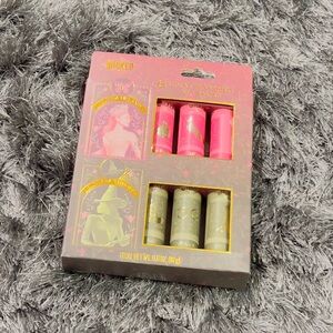 Wi ked Pink & Green Lip Balm Set - 6 Flavored Balms